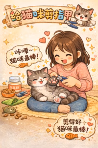 怎么给猫咪剪指甲？ —— 让猫自愿剪指甲小妙招
