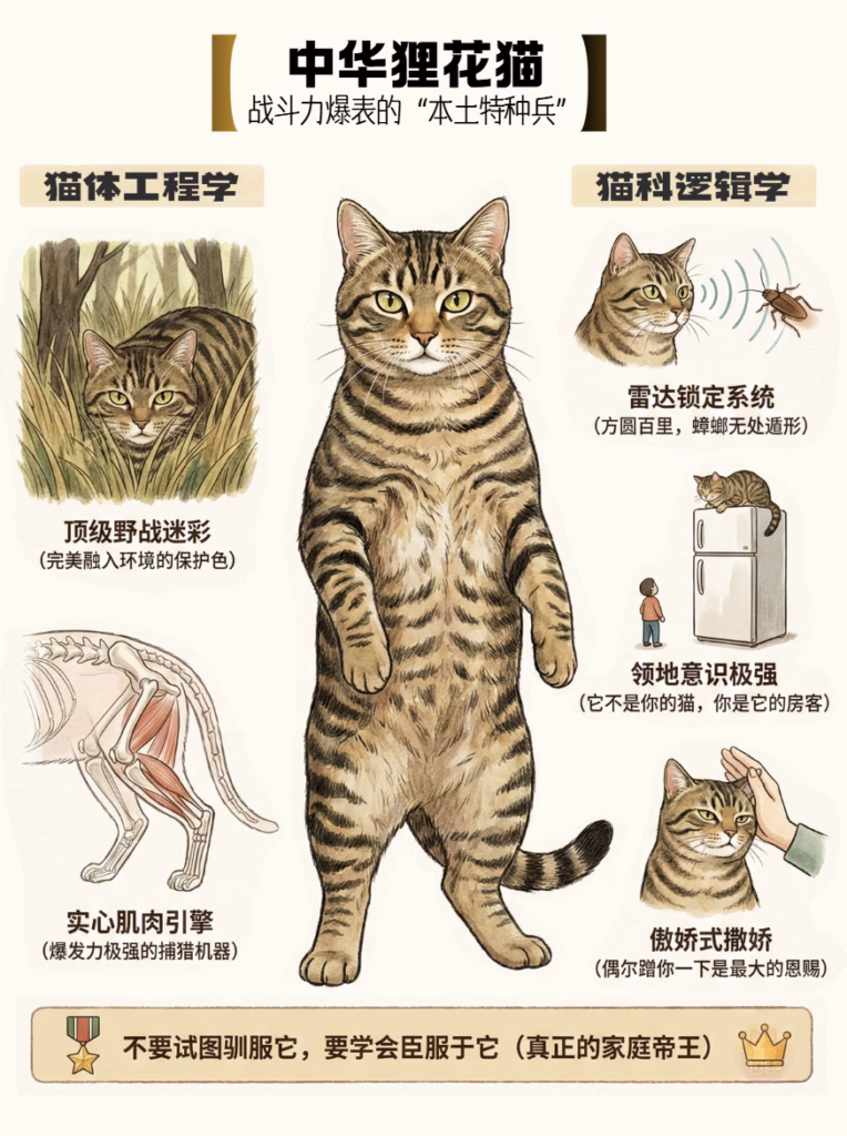 中华狸花猫性格特点