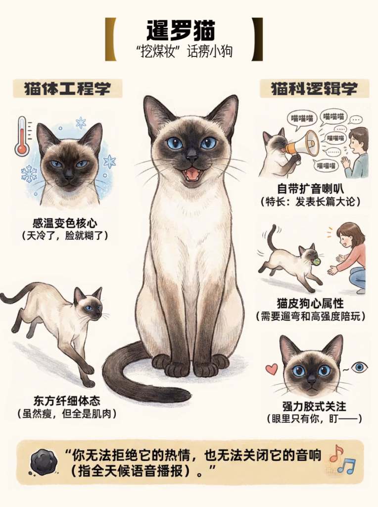 暹罗猫性格特点