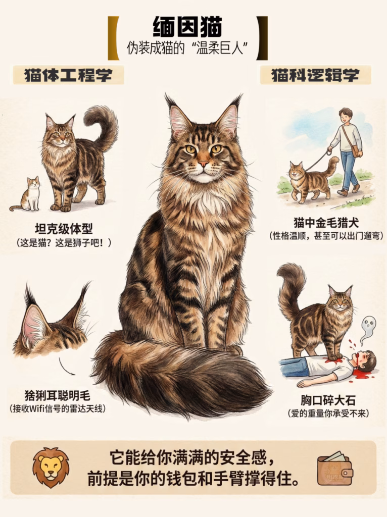 缅因猫性格特点