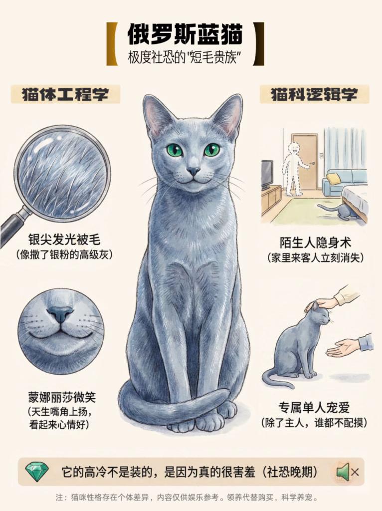 俄罗斯蓝猫